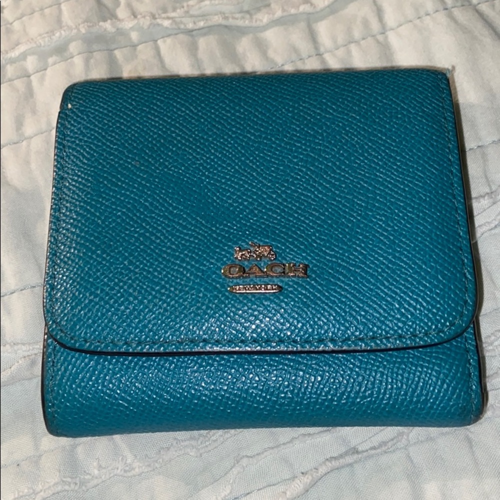 Teal coach Wallet